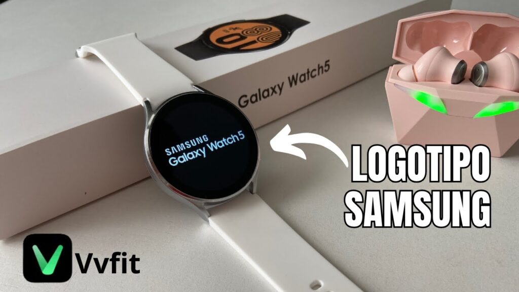 Replica Galaxy Watch 5 com Logotipo Samsung | Review #smartwatch