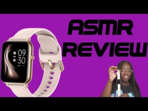 ASMR UNBOXING | SOMTLE  1.91" SMARTWATCH REVIEW + WHISPERING + TAPPING SOUNDS
