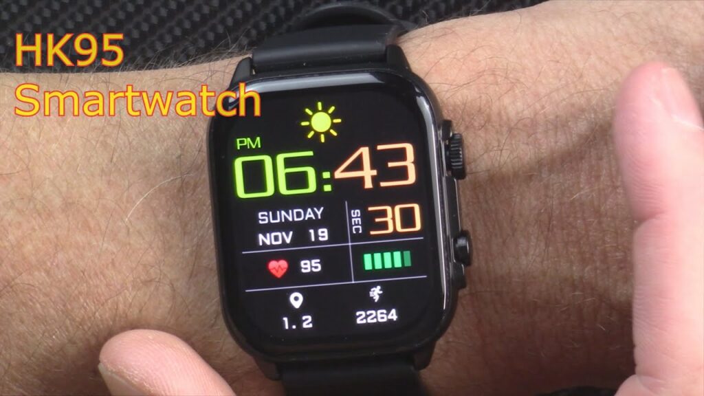 HK95 Smartwatch Review | Bluetooth Calling Apple Watch Clone