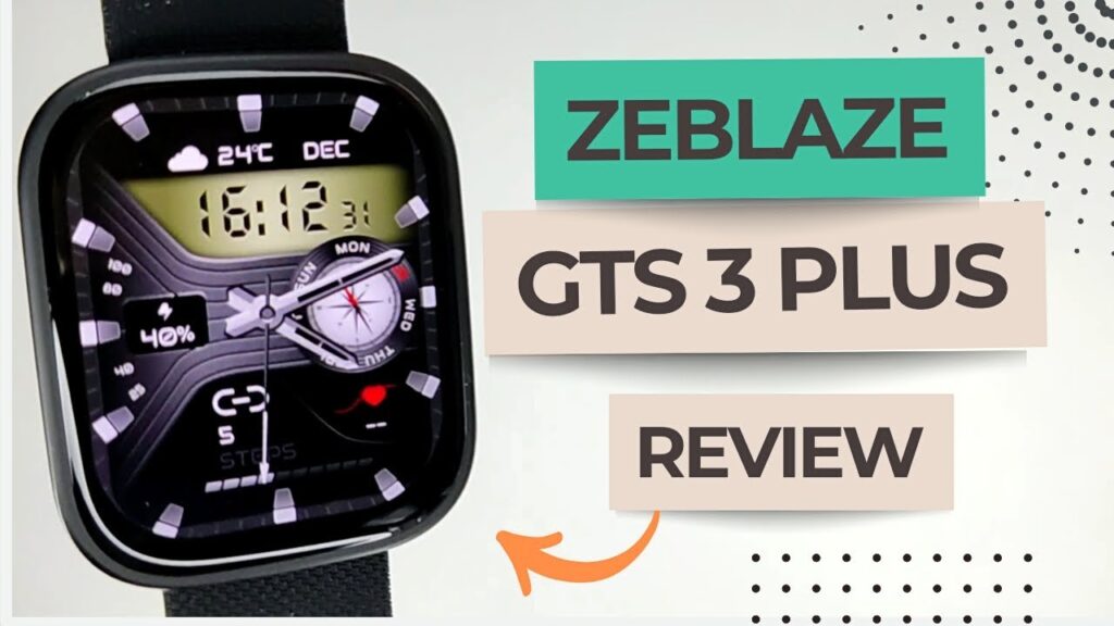 ZEBLAZE GTS 3 PLUS Smartwatch Lançamento! Tela AMOLED 2.15 Com AOD e 300 WATCH FACES - REVIEW