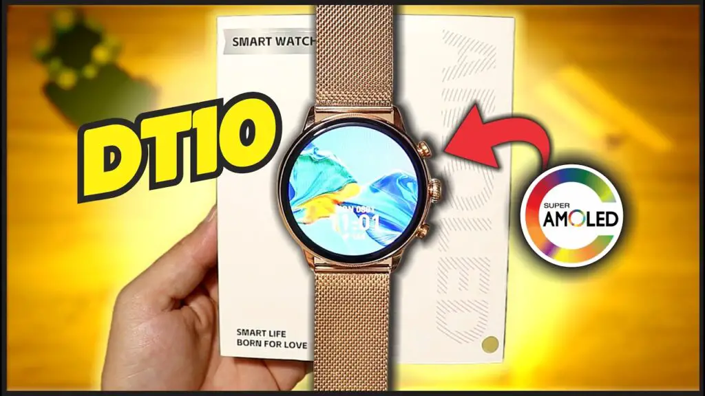 Smartwatch DT10 com Tela AMOLED, JOGOS e ACABAMENTO REFINADO! REVIEW DETALHADO