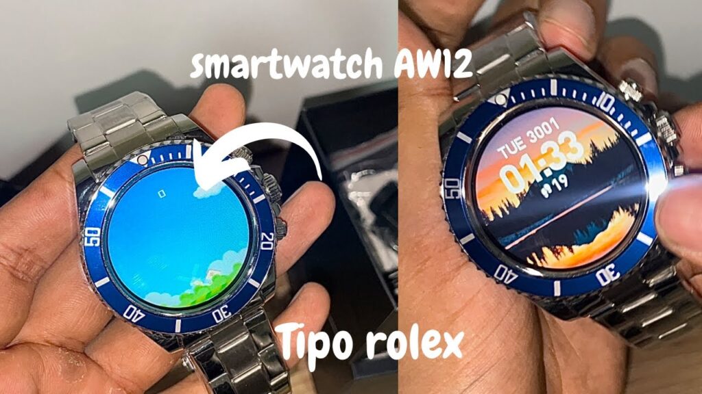 AW12 Smartwatch Tipo Rolex - Bisel Giratorio - Review - Revisado