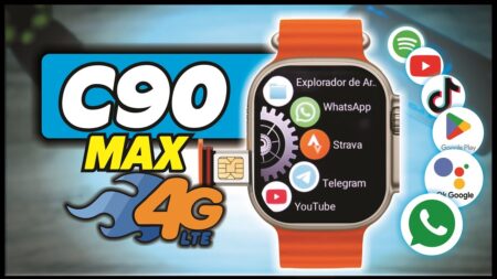 Smartwatch C90 MAX com Playstore, Wifi, 4G, GPS e CAMERA DUPLA (UNBOXING e REVIEW)



Smartwatch C90 MAX com Playstore, Wifi, 4G, GPS e CAMERA DUPLA