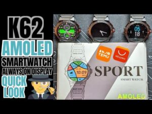 KE62 SMARTWATCH w/ ALWAYS ON DISPLAY & AMOLED: QUICK LOOK REVIEW #androidsmartwatch #android