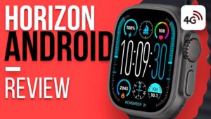 Smartwatch HORIZON 4G Unboxing Review - ANDROID/PLAY STORE! Mas vale a pena? É bom?